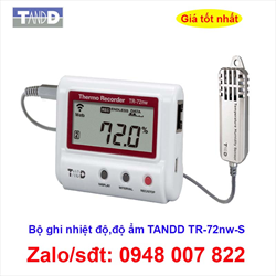 Nhiệt ẩm kế tự ghi TANDD TR-72nw, TR-72nw-S